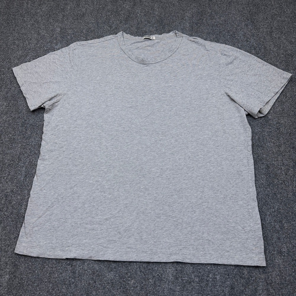 Buck Mason Pima Classic T-Shirt Men's XL Heather Grey Crewneck Short Sleeve USA